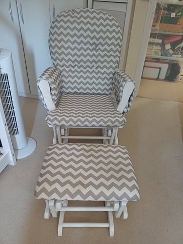 Padded nursery glider chair - nursery,