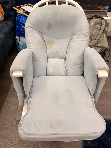 Light blue upholstered wooden - light,