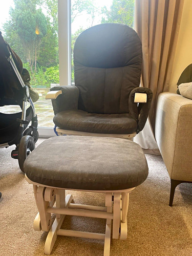 Grey nursing glider chair - grey, &