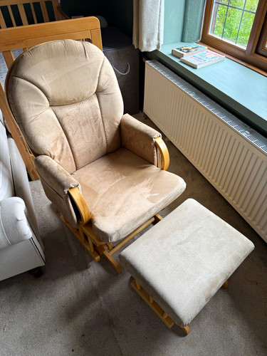 Beige padded wood - beige,